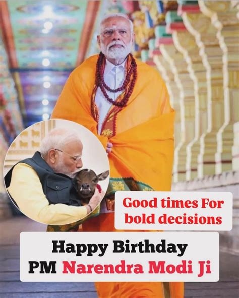 narendra modi birthday post